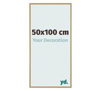 Your Decoration - Picture Frame 50x100 cm - Beech Light - Decorative Wall Frame in Plastic with Antireflection - Frame 50x100 - Evry