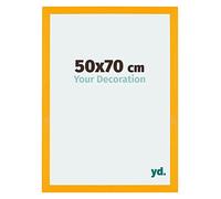 Your Decoration - Picture Frame 50x70 cm - Yellow - Decorative Wall Frame in MDF with Antireflection - Frame 50x70 - Mura