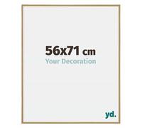 Your Decoration - Picture Frame 56x71 cm - Beech Light - Decorative Wall Frame in Plastic with Antireflection - Frame 56x71 - Evry