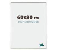 Your Decoration - Picture Frame 60x80 cm - Champagne - Decorative Wall Frame in Plastic with Antireflection - Frame 60x80 - Evry
