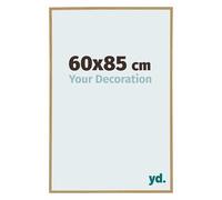 Your Decoration - Picture Frame 60x85 cm - Beech Light - Decorative Wall Frame in Plastic with Antireflection - Frame 60x85 - Evry