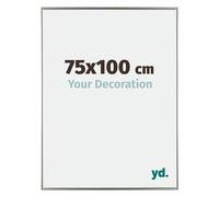 Your Decoration - Picture Frame 75x100 cm - Champagne - Decorative Wall Frame in Plastic with Antireflection - Frame 75x100 - Evry