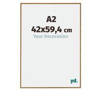 Your Decoration - Picture Frame A2 42x59,4 cm - Beech Light - Decorative Wall Frame in Plastic with Antireflection - Frame A2 42x59,4 - Evry