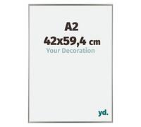 Your Decoration - Picture Frame A2 42x59,4 cm - Champagne - Decorative Wall Frame in Plastic with Antireflection - Frame A2 42x59,4 - Evry
