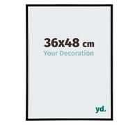 Your Decoration - Puzzle frame 36x48 - Black Matte - Puzzle frame 500-1000 Pieces - Plastic Photoframe - Annecy