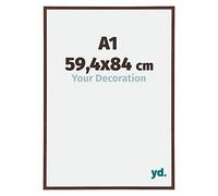 Your Decoration - Puzzle frame A1 59,4x84 - Brown - Puzzle frame 1500-2000 Pieces - Plastic Photoframe - Annecy