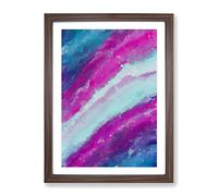 Your Destiny Abstract Framed Wall Art Print A2 Walnut