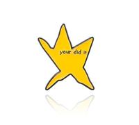 Your Did It Star Enamel Pin - Funny Meme Badge Brooch，Silly Hat Backpack Jewelry Accessories for Women Men - Fun Gifts for Friends