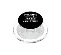 Your Dinner Flew Over A Field First Crop Duster Pilot PopSockets PopGrip for MagSafe