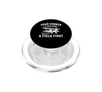 Your Dinner Flew Over A Field First Crop Dusting Aviation PopSockets PopGrip for MagSafe