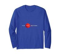Your Dot Matters: Empowering Personal Impact Long Sleeve T-Shirt, Adult Unisex, Royal Blue, XXL