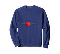 Your Dot Matters: Empowering Personal Impact Sweatshirt, Adult Unisex, Navy, M