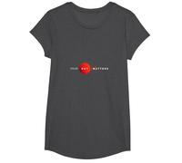 Your Dot Matters: Empowering Personal Impact T-Shirt, Girls, Dark Heather Grey, Large