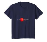 Your Dot Matters: Empowering Personal Impact T-Shirt, Kids, Navy, 4 Years