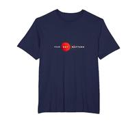 Your Dot Matters: Empowering Personal Impact T-Shirt, Men's Big and Tall, Navy, 2X Tall