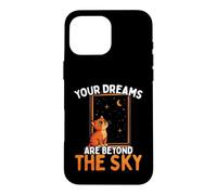 Your Dreams Are Beyond The Sky Cat Space Case for iPhone 16 Pro Max