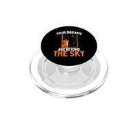 Your Dreams Are Beyond The Sky Cat Space PopSockets PopGrip for MagSafe