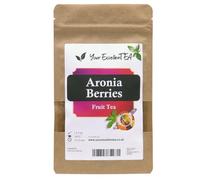 Your ExcellenTEA - Aronia Dried Berries Fruit Loose Tea - 100g - Whole Dried Fruits, Aronia Berries, Black Chokeberry for Your Excellent Fruit Tea Drink, Natural and Pure Chokeberries Vegan
