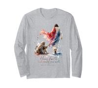 Your Faith Has Made You Well Bible Verse Design Long Sleeve T-Shirt