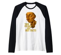 Your Feelings are Not Facts Freedom Expression Raglan Baseball Tee