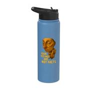 Your Feelings are Not Facts Freedom Expression Stainless Steel Insulated Water Bottle