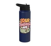 Your Feelings are Valid Stainless Steel Insulated Water Bottle