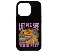 Your Feet Funny Offensive Capybara Meme Bootleg Case for iPhone 13 Pro