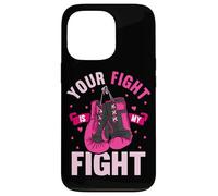 Your Fight My Fight Boxing Gloves Breast Cancer Awareness Case for iPhone 13 Pro