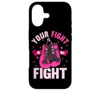 Your Fight My Fight Boxing Gloves Breast Cancer Awareness Case for iPhone 17