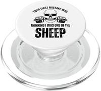Your first mistake was thinking I was one of the Sheep gym PopSockets PopGrip for MagSafe