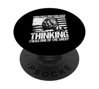YOUR FIRST MISTAKE WAS THINKING I WAS ONE OF THE SHEEP PopSockets Adhesive PopGrip