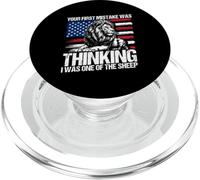 YOUR FIRST MISTAKE WAS THINKING I WAS ONE OF THE SHEEP PopSockets PopGrip for MagSafe