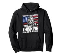 YOUR FIRST MISTAKE WAS THINKING I WAS ONE OF THE SHEEP Pullover Hoodie