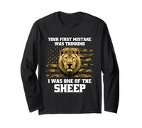 Your First Mistake was Thinking I was One of The Sheep USA Long Sleeve T-Shirt