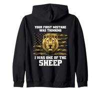Your First Mistake Was Thinking I Was One Of The Sheep USA Zip Hoodie