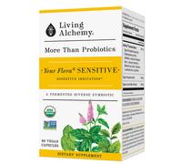 Your Flora Probiotics Sensitive Irritable Digestion 60 Caps By Living Alchemy