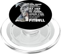 Your Friend, Your Pitbull Loyal & Loving Dog Quote PopSockets PopGrip for MagSafe
