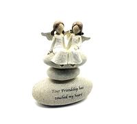 Your Friendship Has Touched My Heart Angel On Sentimental Pebble #KCC175