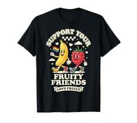 Your Fruity Friends Love Freely Pride Support T-Shirt