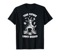 Your Future Looks Baaaad Goat Halloween Tarot Funny Horror T-Shirt