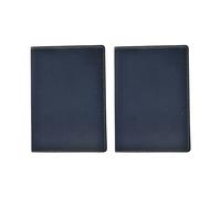 YOUR GIFT STUDIO Pack of 2 Passport Cover | Leather Passport Cover for Couple Combo | Slim Design Passport Cover, Blue, Classic