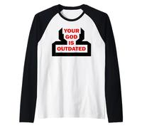 Your God is outdated Paganism Goth Metal Dark Ambient Music Raglan Baseball Tee