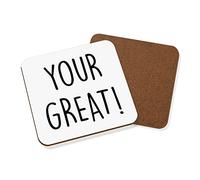 Your Great Bad Grammar Funny Coaster Drinks Mat