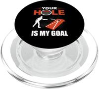 Your Hole Is My Goal Funny Cornhole Game Bean Bag Toss PopSockets PopGrip for MagSafe