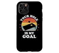 Your Hole Is My Goal Funny Cornhole Player Corn Star Case for iPhone 11 Pro