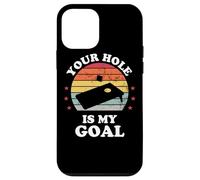 Your Hole Is My Goal Funny Cornhole Player Corn Star Case for iPhone 12 mini