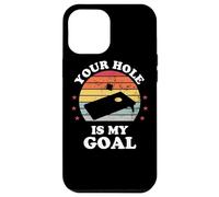 Your Hole Is My Goal Funny Cornhole Player Corn Star Case for iPhone 12 Pro Max