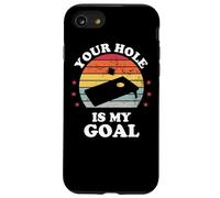 Your Hole Is My Goal Funny Cornhole Player Corn Star Case for iPhone SE (2020) / 7/8