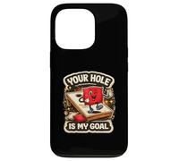 Your Hole Is My Goal Funny Cornhole Player Design Case for iPhone 13 Pro