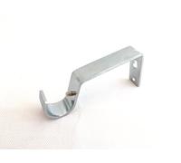Your Home Online Polished Chrome 28mm Bay Window Curtain Pole Passing Bracket C Rings Elbow Corner Joints (1 Centre/Side Bracket)